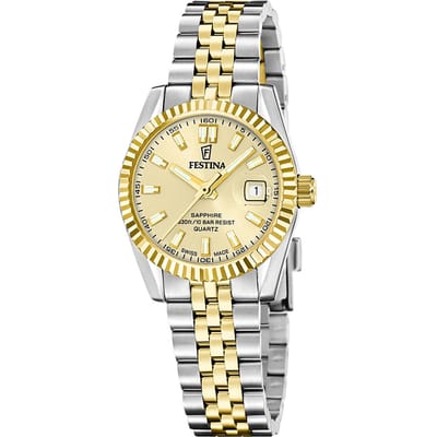 Festina Swiss Made F20088/2 Classic Steel Horloge