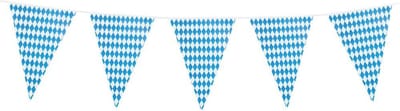24 stuks: Reuzenvlaggenlijn Bavaria dubbelzijdig - 8m