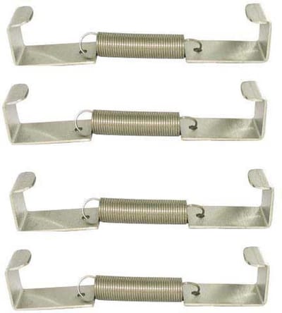 Toma Car Parts Kentekenplaat klemmen - clips voor nummerplaat - metaal 4 stuks