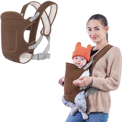 4-in-1 draagdoek babydrager - elastische draagzak - eenvoudig te bedienen - uniseks - verstelbaar - multifunctionele rugzak - geschikt tot 15kg