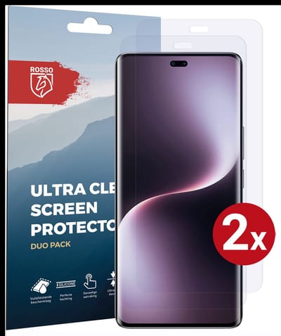 Rosso Screen Protector Geschikt voor Honor Magic 7 Lite | Ultra Clear Duo Pack | TPU Folie | Case Friendly Beschermfolie | 2 Stuks