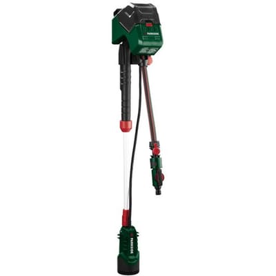 PARKSIDE® Accu-regentonpomp 12 V met accu en lader - Capaciteit: max. 1500 l/u - Opvoerhoogte: max. 11 m