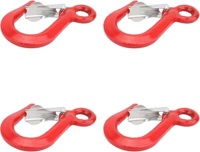 Hijshaak Set - Kraan Accessoires - Zwaar Werk - Grote Openingsontwerp - 2200 kg Capaciteit - Rood