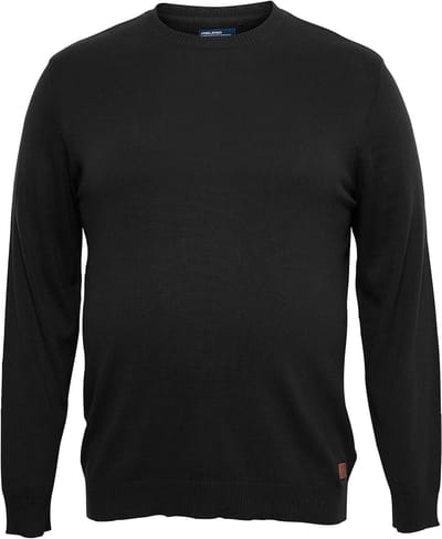 Heren Trui Groot Maat Gebreid Ronde Hals Comfortabel Katoen (tot 6XL)