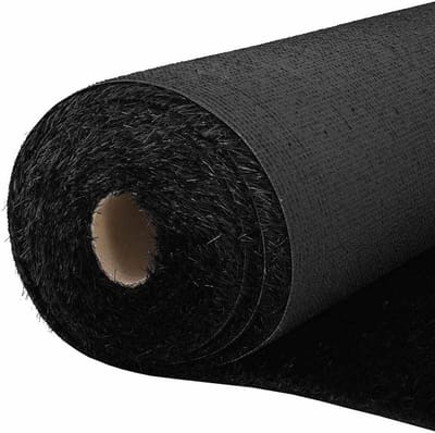 Kunstgras - Balkongras Terrasgras - Buitenruimte Vergroenen - Weerbestendig Materiaal - 500 x 100 cm - Zwart Bruin