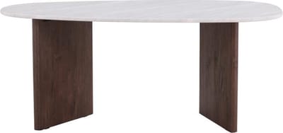 Svea - Movo organische eettafel - 180 x 90 cm - betonlook