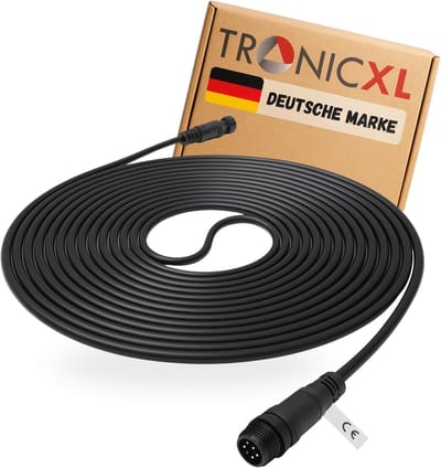 Antenne Verlengsnoer - Robotmaaier Kabel - Signaal Versterken - 10 Meter Lengte - 29x12x4 cm - Zwart