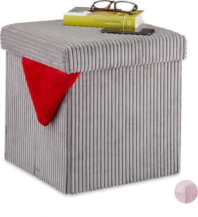 Lexium Voetenbankje Of Poef - Poef - Voetenbankje - Hocker - Voetenbankje Binnen - Poefs