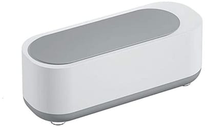Professionele ultrasone reiniger 8000 Hz – Geschikt voor het reinigen van sieraden, brillen en horloges – compact ontwerp, afmetingen slechts 19,8 x 8,2 x 8 cm – zeer efficiënt apparaat.