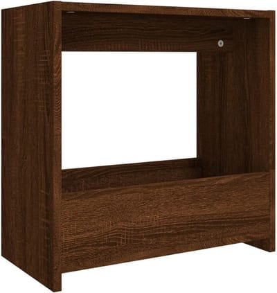 Bijzettafel hout - Hoekkastje woonkamer - Opbergen en decoreren - Vochtbestendig materiaal - 50 x 26 x 50 cm