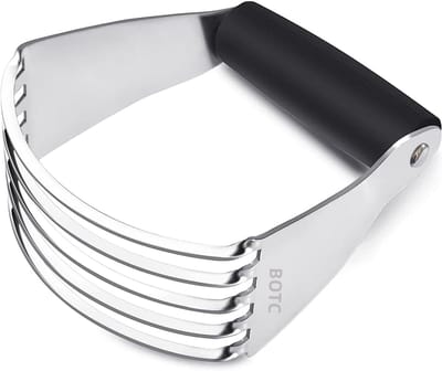 BOTC Deegmenger - Gebak Blender - Deeg mixer hand - Voor Bakken, Gebak, Pizza en Koekjes - Zwart