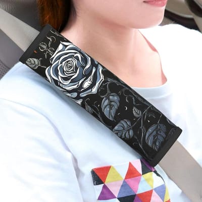 Autogordelpads - Gordelhoezen - Comfortabel Rijden - Zacht Neopreen - 2 stuks - Rose Gothic