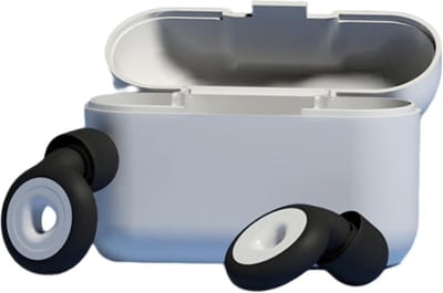 EASSII Herbruikbare Oordoppen voor Slapen en Festivals - Partyplugs - Gehoorbescherming - Festival Oordopjes - Slaapoordoppen - Geluidsdemping Tot 26 dB - 3 Maten S/M/L - Zwart/Wit