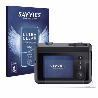 Savvies - Screenprotector voor Leica SOFORT 2 - Folie Beschermfolie transparant 6 Stuks