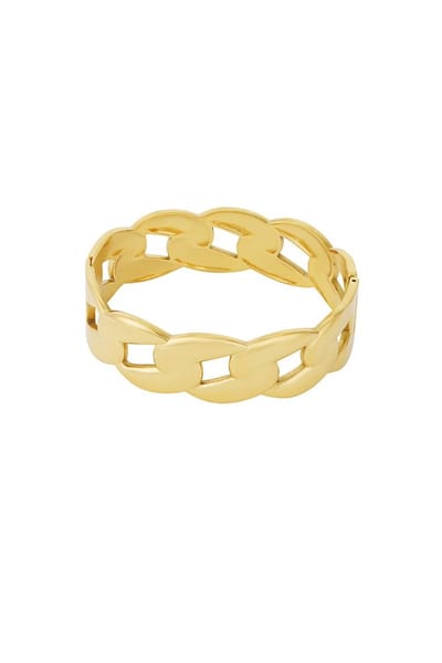 Bangle schakelarmband- goudkleur