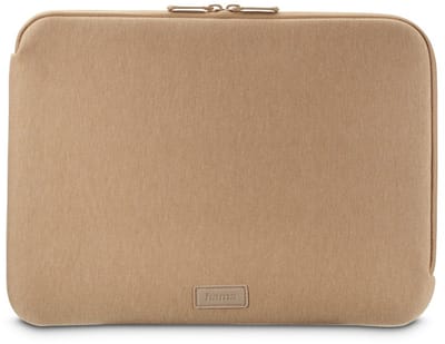 Hama Jersey laptopsleeve - 13,3inch geschikt tot 14,4 inch - Zachte voering - Zand