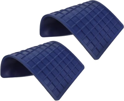 Hittebestendige Mat - Siliconen Onderlegger - Strijkijzer Beschermen - Antislip Ontwerp - 24 x 13.5 cm - Blauw