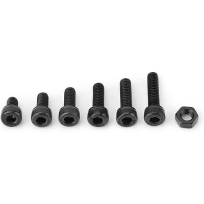 240 stuks M4 Koolstofstaal Zeskantige Inbusbouten 6 8 10 12 14 16mm en Moeren Assortimentset