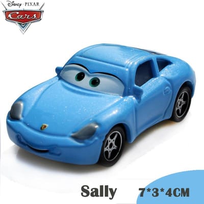 Disney Pixar Cars Lightning McQueen Sally The King Chick Hicks Mater Fillmore Litchi Luige Sarge Rood 1:55 Metalen Kinderspeelgoed auto