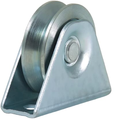 60 mm V-groefschijf in vaste houder