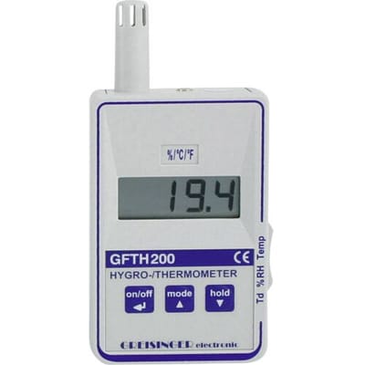 Greisinger GFTH 200-WPF4 Temperatuurmeter Kalibratie (ISO) -25 - 70 °C Sensortype Pt1000