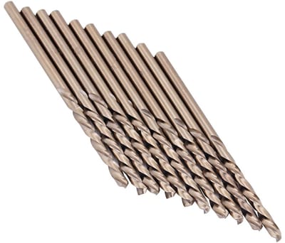 Precisie Boor Set van 10 Stukken voor Roestvrij Staal en Veerstaal - 2.5 mm Boor voor Auto-onderdelen en Metalen Bewerking