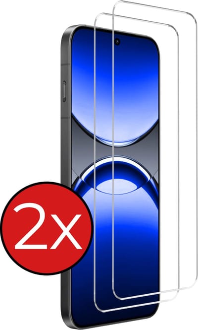 Screenprotector - 2 Stuks - Geschikt voor OPPO Find X8 - Extra Sterk - Beschermglas - Gehard Glas - Tempered Glass - Screen Protector