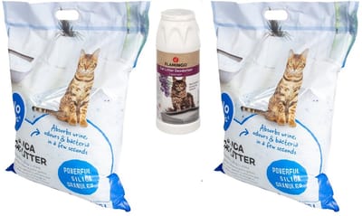 Kattenbakvulling - Premium - 2 x 16 l incl Kattenbakontgeurder