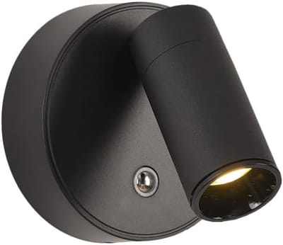 2 Wandlampen - Voor binnen - Magnetische wandlamp - Aanraakschakelaar - Drie instelbare helderheidsniveaus - 350° draaibaar - 90° verticale verstelling -Draadloos op Batterij - Bescherm uw gezichtsvermogen - Type-C opladen - zwart