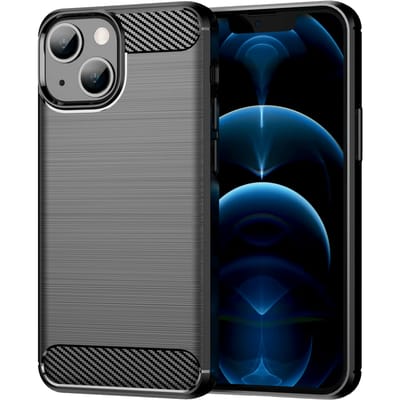 Mocaa iPhone 13 Schokbestendig Beschermhoesje Zwart