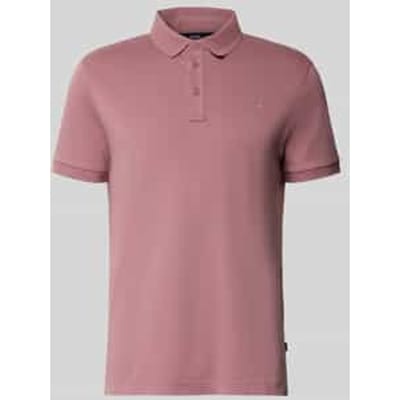 slim fit poloshirt van biologisch katoen model 'Primo'