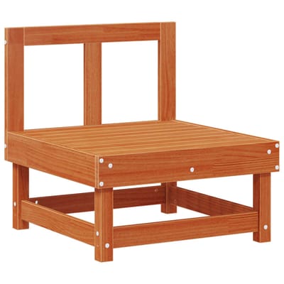 vidaXL - Tuinstoel - Midden - Massief - grenenhout - Waskleur - Bruin