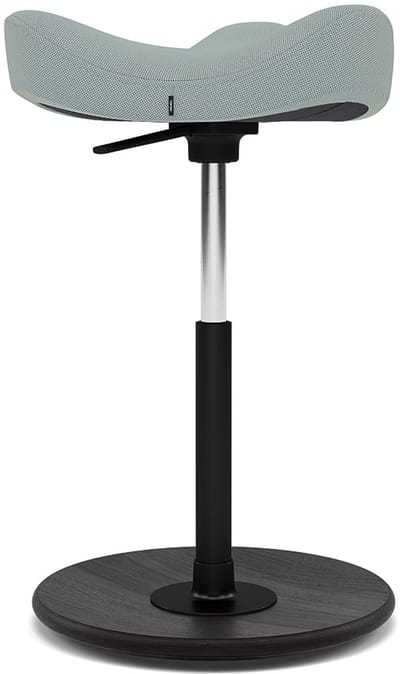 Varier Move zadelkruk, Saliegroen/Zwart Tonal - ergonomisch
