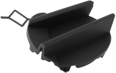 Dailygoods- Voorbumper Afdekkap - Trekhaak Cover - Zwart - Compatibel met Toyota Yaris LE 2015-2017 - Weerbestendig - Eenvoudige Installatie - Trekhaakcover