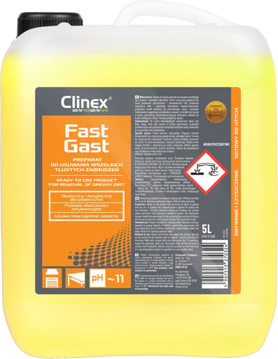 Clinex Fast Gast ontvetter voor Keuken en Horeca 5 liter