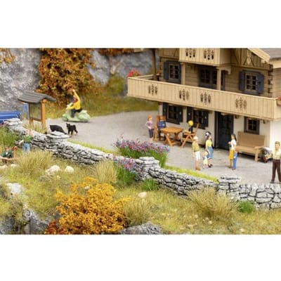 NOCH 0058280 H0 Muur met metselwerk Graniet