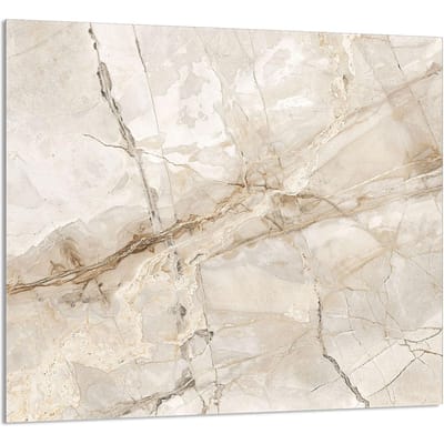 TMK ArtDeko - Glasplaat voor Keuken - 65x60 cm - Marmer - Veilig & Multifunctioneel