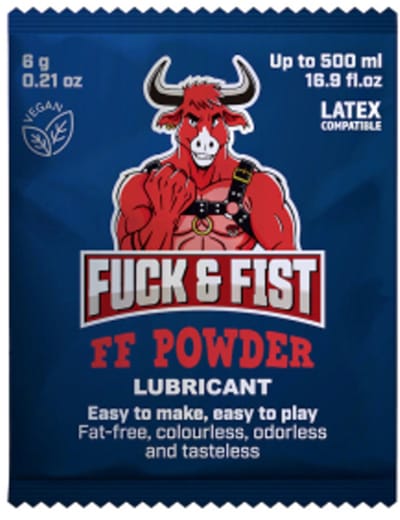 Fuck & Fist - FF poeder glijmiddel - 0,21 oz / 6 gram