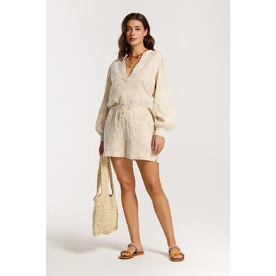 Shiwi Mila Shorts Bohemian Jacquard White Bohemian Jacquard Maat: S | Korte Broeken Outlet | Dames | Wit