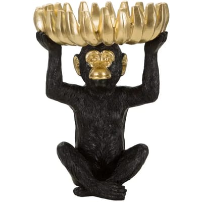 Decoratie Monkey Tray Banane Ø 23×31,5 cm