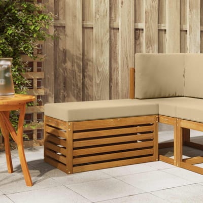 vidaXL - Buitenstoel - Bank - Massief - Acacia - Hout - Naturel