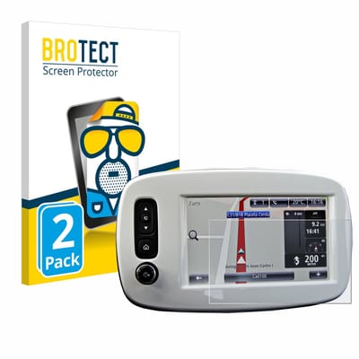 BROTECT - Screenprotector voor TomTom Smart 453 2018 - Folie Beschermfolie matte 2 Stuks
