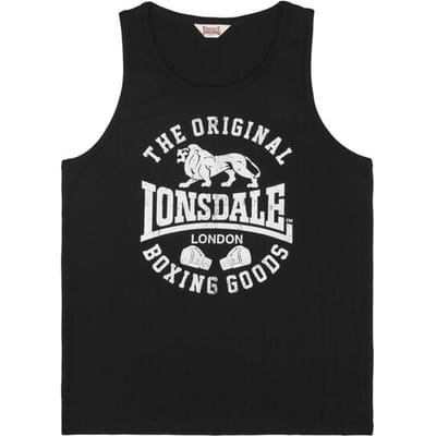 Lonsdale London Top - BOWES - S tot XL - voor Mannen - zwart