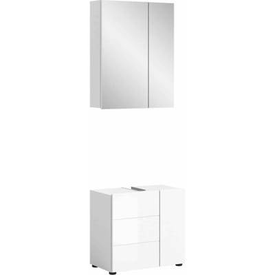 Vira badkamercombinatie wit hoogglans MDF TZ - 34x60x190cm