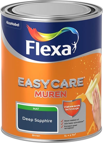 Flexa - Easycare Muren - Deep Sapphire - Mengverf - 1 L