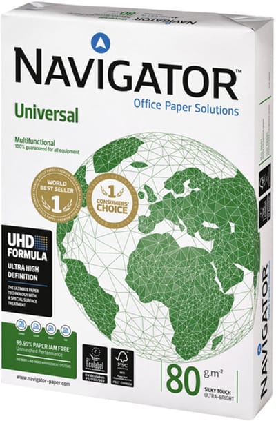 Kopieerpapier navigator universal a4 80gr 400vel | 6 stuks