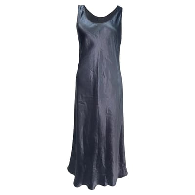 Max Mara Leisure Talete Midi-jurk in marineblauwe acetaat