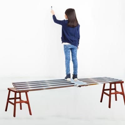 Telescopisch Steigerplatform - Werkplank Verstelbaar - Veilig Klussen - Verstelbare Lengte - Tot 500 cm - Aluminium