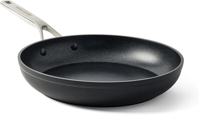 Koekenpan Aluminium - Koekenpan PFAS-vrij - Koken en bakken - Geharde antiaanbaklaag - 24 cm - Zwart