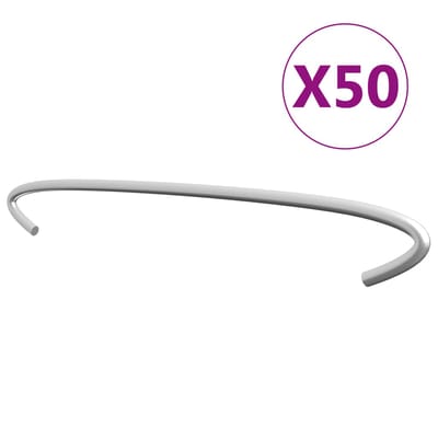 vidaXL - Gabionhaken - 50 - st - 40 - cm - gegalvaniseerd - staal